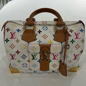 LV Speedy 30 multicolored tote bag
